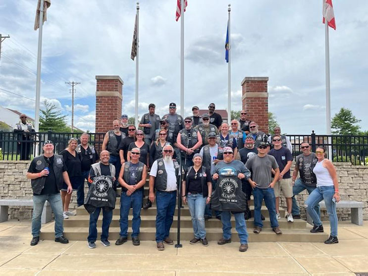 The IBEW 134 Riders Club visits Henry Miller Museum